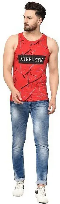 THE SKYLER'S Men's Eazy Premium Printed Vest for Men and Boys|Men's Innerwear|Men's Vest Combo (Pack of 2)-thumb1