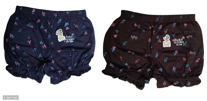 THE SKYLER'S Ankit Premium Kids Printed Bloomers for Kids|Kids Bloomers|Kids Bloomers Combo (Pack of 2)-thumb0