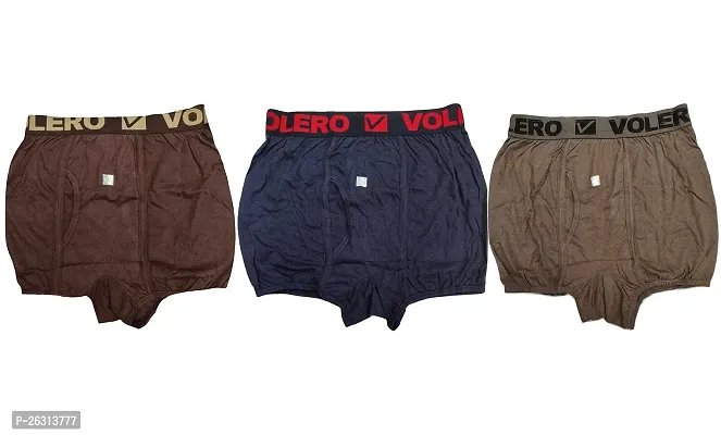 THE SKYLER'S VOLERO Strech Solid Men's Trunk for Men  Boys|Men's Underwear Combo (Pack of 3)