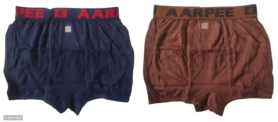THE SKYLER'S Men's Aarpee Mini Trunk|Men's Underwear for Men  Boys|Men's Solid Underwear (Pack of 2)-thumb0