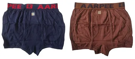 THE SKYLER'S Men's Aarpee Mini Trunk|Men's Underwear for Men & Boys|Men's Solid Underwear (Pack of 2)