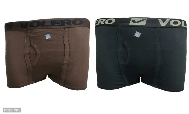 THE SKYLER'S VOLERO Strech Solid Men's Trunk|Underwear for Men and Boys|Men's Underwear Combo (Pack of 2)-thumb0