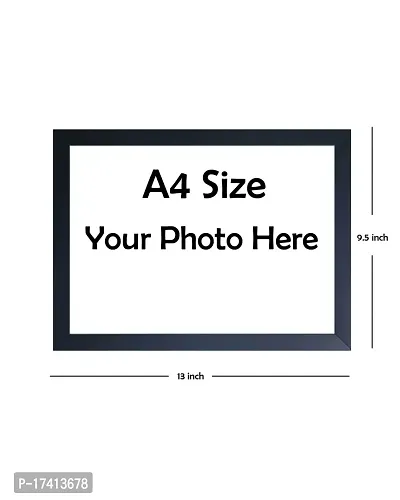 Customized your A4 size collage photo in 9.5 inch x 13 inch Frame (Black)-thumb3