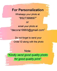 Customized A4 size photo in 9.5 inch x 13 inch Photo in Black Frame-thumb1