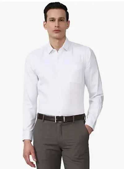 Cotton Rich White Twill Stain Shirts