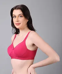 NSALIZA Sanvi Sports Women's Padded T-Shirt Bra Rani 30B Pink-thumb2