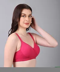 NSALIZA Sanvi Sports Women's Padded T-Shirt Bra Rani 30B Pink-thumb3