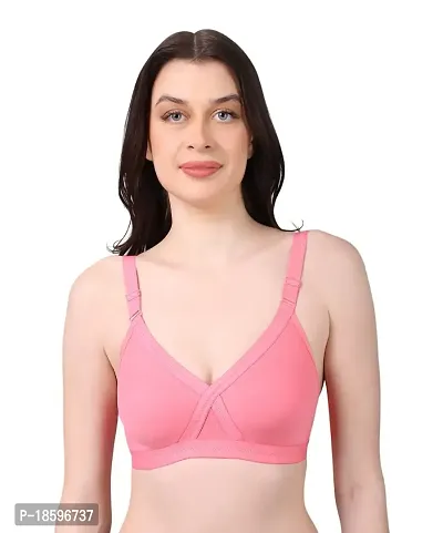 NSALIZA Petal Cross Strap Women's Non Padded T-Shirt Bra CC99