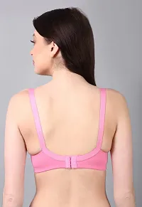 NSALIZA Nyla Net Women's Non Padded T-Shirt Bra Pack of 2 BB77 Skin-Pink 46C-thumb3