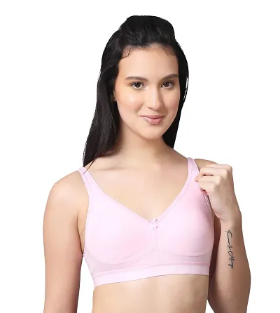 NSALIZA Soffy Sports Women's Non Padded T-Shirt Bra SF13_Baby 30B