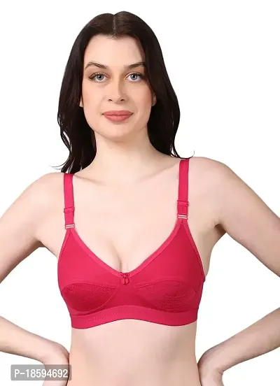 NSALIZA Women Solid Full Coverage Net Wirefree Non Padded Bra - Brown, 42D |THDTIARAQPNK42D|