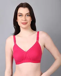 NSALIZA Petal Cross Strap Women's Non Padded T-Shirt Bra CC99-thumb2