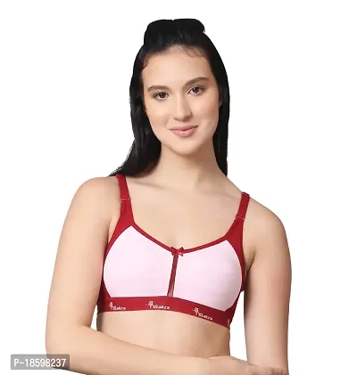 NSALIZA Aira Cantras Sports Women's Non Padded T-Shirt Bra AC12-thumb0