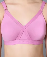 NSALIZA Petal Cross Strap Women's Non Padded T-Shirt Bra CC99-thumb3