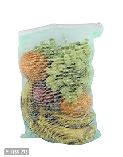 T4G Washable Net Style Fridge Storage Bags (Set of 9)-thumb0