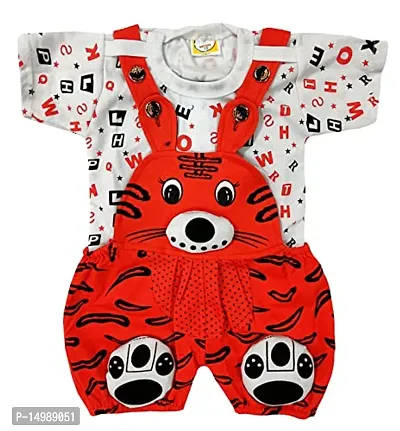 Elegant  Cotton Printed Dungarees For Boys