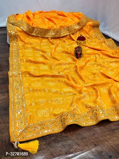 Fancy Art Silk Saree With Blouse Piece For Women-thumb2