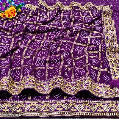 Fancy Art Silk Saree With Blouse Piece For Women-thumb0