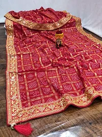 Fancy Art Silk Saree With Blouse Piece For Women-thumb1