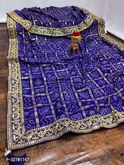 Fancy Art Silk Saree With Blouse Piece For Women-thumb2