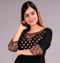 Beautiful Rayon Flared Anarkali Kurti For Women-thumb1