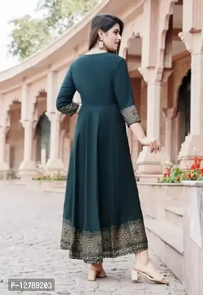 Stylish Rayon Ethnic Gowns For Women-thumb3