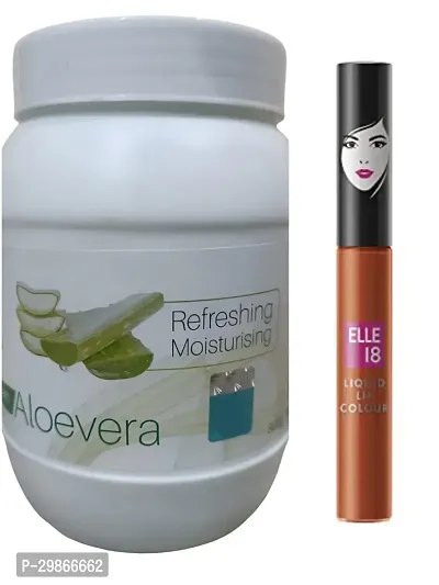 Opal aleo vera body cream 800g + Elle18 liquid lipstick-thumb0