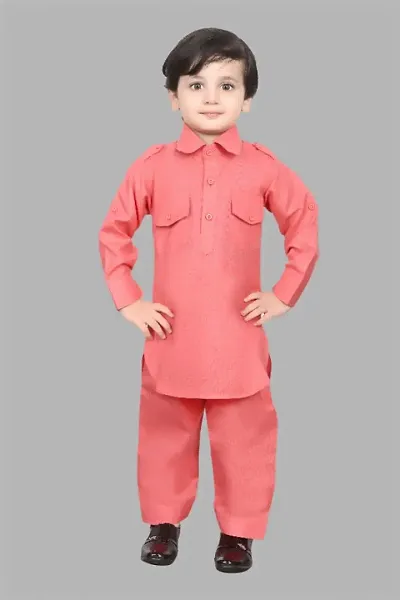 TADEO Cotton Kurta Pajama Set for Boy's Kids | Ethenic Wear For Children | Pathani Suit Set For Toddlers | Full Sleeve | All