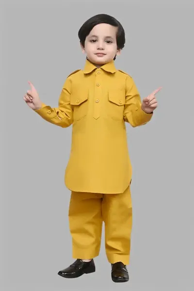 TADEO Cotton Kurta Pajama Set for Boy's Kids | Ethenic Wear For Children | Pathani Suit Set For Toddlers | Full Sleeve | All