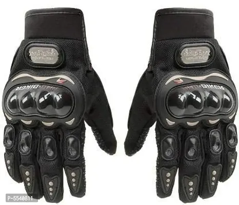 Probiker Bike / Motorcycle Riding Gloves (Black, XL)-thumb0