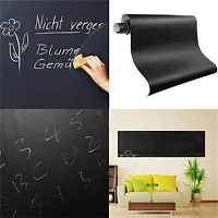 ?Kshavi Removable Decal Chalkboard Wall Sticker Board for Home Office School College Kitchen Kids Room (Size :- 45 x 200 cm.) (Black Board)-thumb1