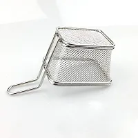 Praha Wire Chip Fryer Basket, Mini Stainless Steel Chips Deep Fry Baskets Food Presentation Strainer Potato Cooking Tool-thumb4