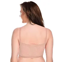 Women's Cotton Soft Padded Non-Wired Regular Bra (34, Skin)-thumb2