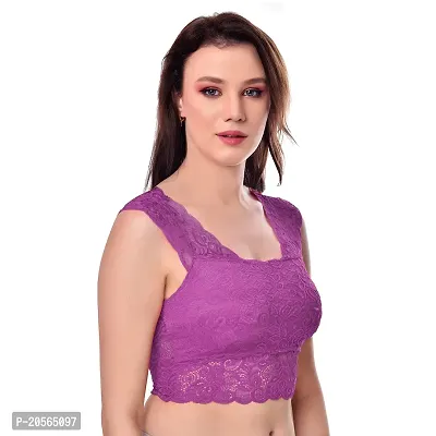 Buy Women?s Padded, Non Wired Full Coverage Net Bra with Floral