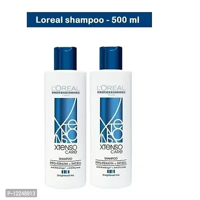 LOreal Professionnel Xtenso hair Care Shampoo 500 Ml, For Straightened Hair-thumb0