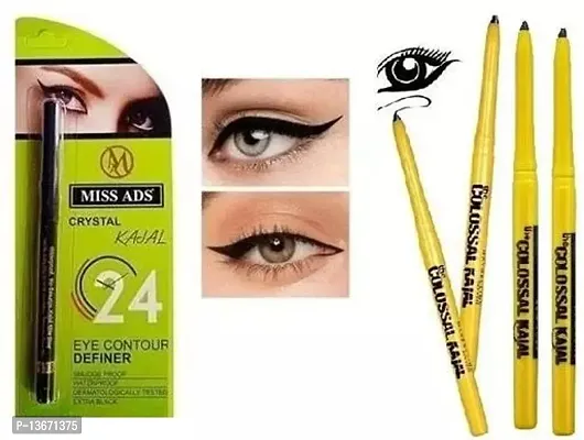 1)Miss Ads Green kajal + Yellow pensel 4 pack of 5-thumb0