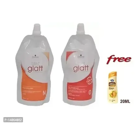 strait glatt hair straightener+strait glatt neutralizing balm set of 1+ 20 ml body lotion 1