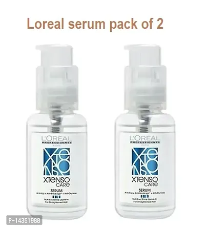 Loreal Professional Xtenso Care Straight Serum 50 Ml Hair Serum Pack Of 2