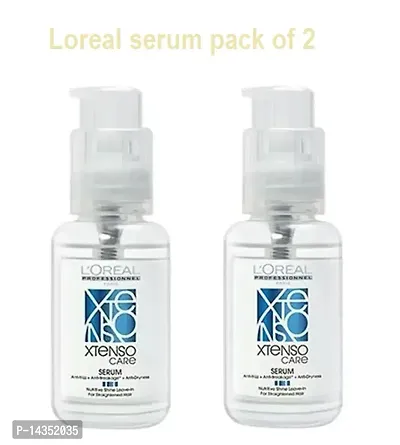 Loreal Professional Xtenso Care Straight Serum 50 Ml Hair Serum Pack Of 2