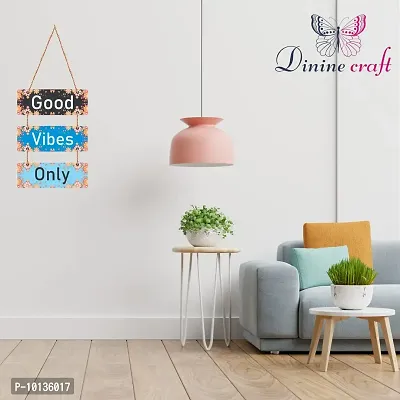Dinine Craft Decorative Wall Hanging Wooden Art Decoration Item | Wall Hanging For Bedroom and Home Decor | Quotess Decor | Wall Art for Home | Mdf Wall Decor | 5 Plates (19)-thumb2