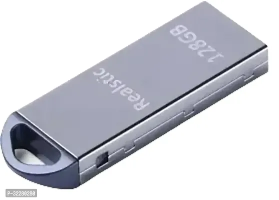 PD V220 2IN1 OTG METALS 64, 128 GB Pen Drive  (Silver)-thumb0