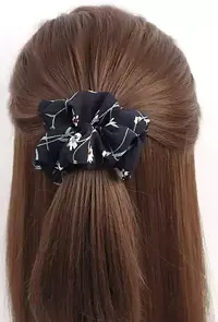 Designer Elastic Cottin Fabric Hair Bands Scrunchy For Women Or Women Hair Accessories Rubber Band-thumb1