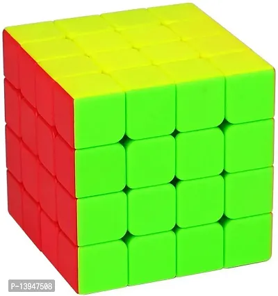 Stylish Fancy Plastics Speed Cube 4X4X4 For Kids And Adults,Multicolor, 1 Piece Rubik Cubes Design 3