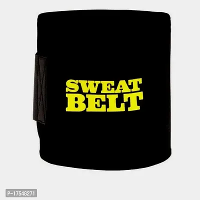 Sweat Belt Black Waist Trimmer Sweat Slim Body Shaper Belt-thumb3