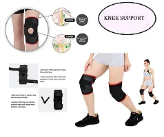 Knee Braces for Knee Pain Women  and  Men Knee Braces for Knee Pain Meniscus Tear, ACL  Arthritis Pain Relief - Knee Sleeves-RED-thumb2