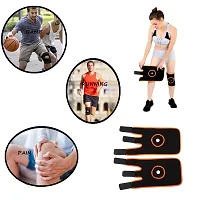 Knee Braces for Knee Pain Women  and  Men Knee Braces for Knee Pain Meniscus Tear, ACL  Arthritis Pain Relief - Knee Sleeves-RED-thumb3