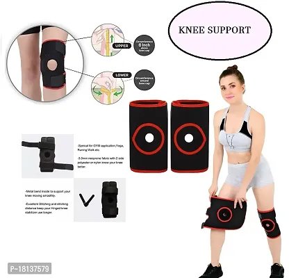 Knee Braces for Knee Pain Women  and  Men Knee Braces for Knee Pain Meniscus Tear, ACL  Arthritis Pain Relief - Knee Sleeves-RED-thumb5