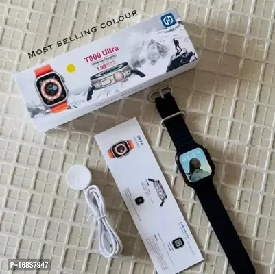 Ultra Seris 8 Smart Watch T800 Ultra Men Two Watch Smartwatch Bluetooth Call Wireless Charge Fitness Bracelet (Multicolor) LEZZIE T-800 Ultra