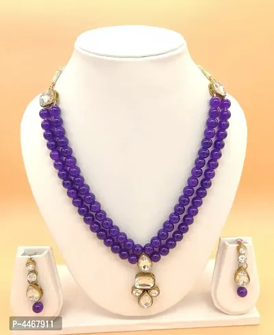 Women's Beautiful Pearl Designer Jewellery Sets-thumb0