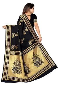 Stylish Art Silk Jacquard Saree With Blouse Piece-thumb1